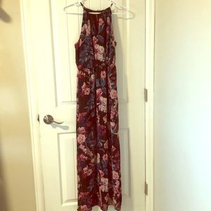 Spaghetti strap maxi